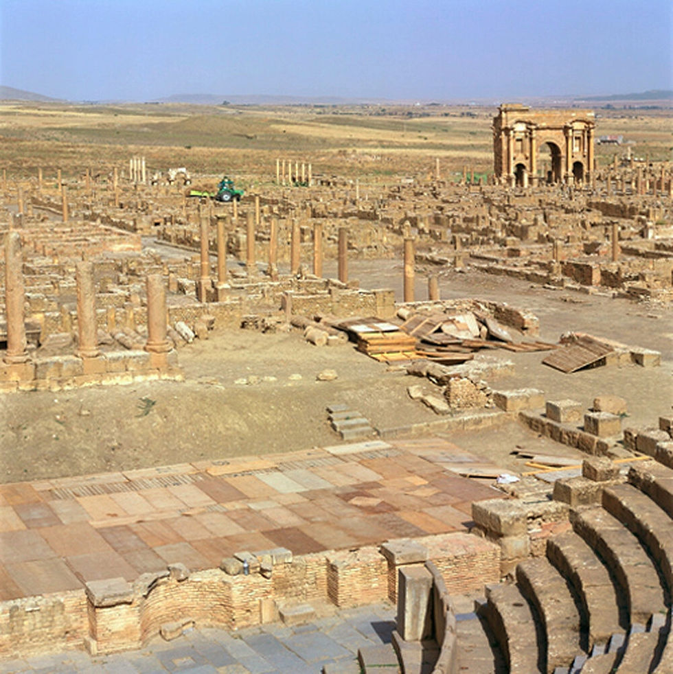 Timgad - Foto Yvon Fruneau Copyright: © UNESCO Source: UNESCO Photobank (2008)