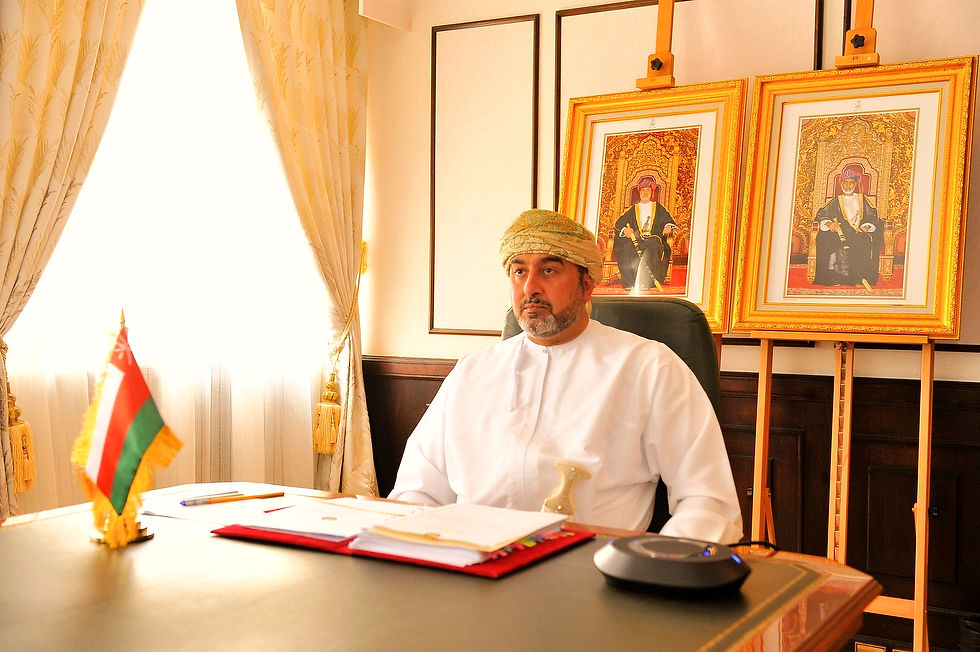 Sayyid Saeed bin Sultan bin Yarub Al Busaidi - Sottosegretario del Ministero della Cultura, dello Sport e della Gioventù per la Cultura - Foto Oman News Agency