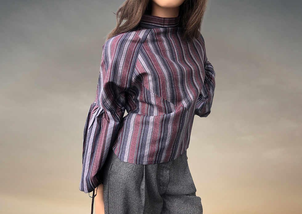 Chemise manches bouffantes ZENYA