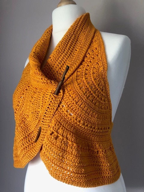 Miniature : Gilet boléro crochet T38/40 HONEY