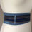 Miniature : Ceinture obi jean recyclé tissu tissé rayures Lya