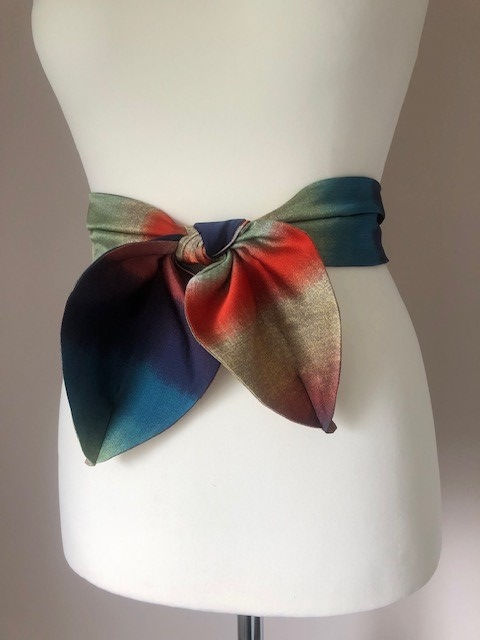 Miniature : Ceinture tissu noeud feuille Josefina