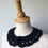Miniature : Col Claudine amovible en crochet noir T/U EVY