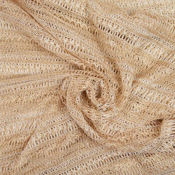 Miniature : Pull ajourée beige or ANIELA