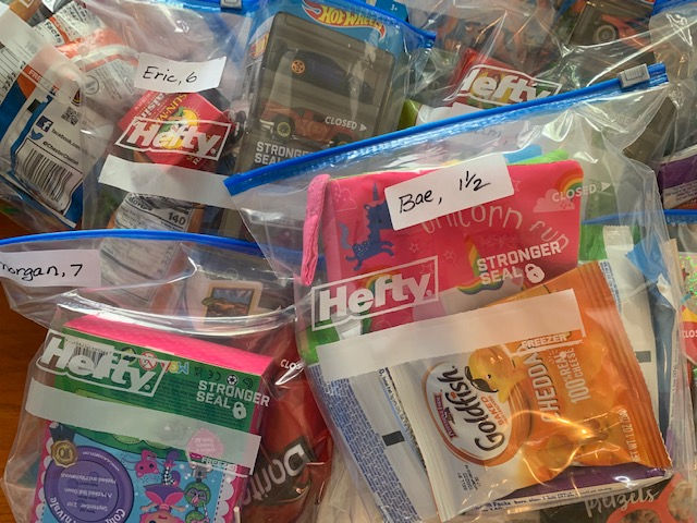 Photo: St Barnabas kids create Goody Bags for IHN kids