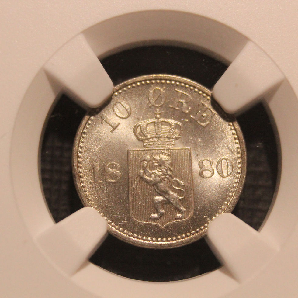 Miniatyrbilde: 10 øre 1880