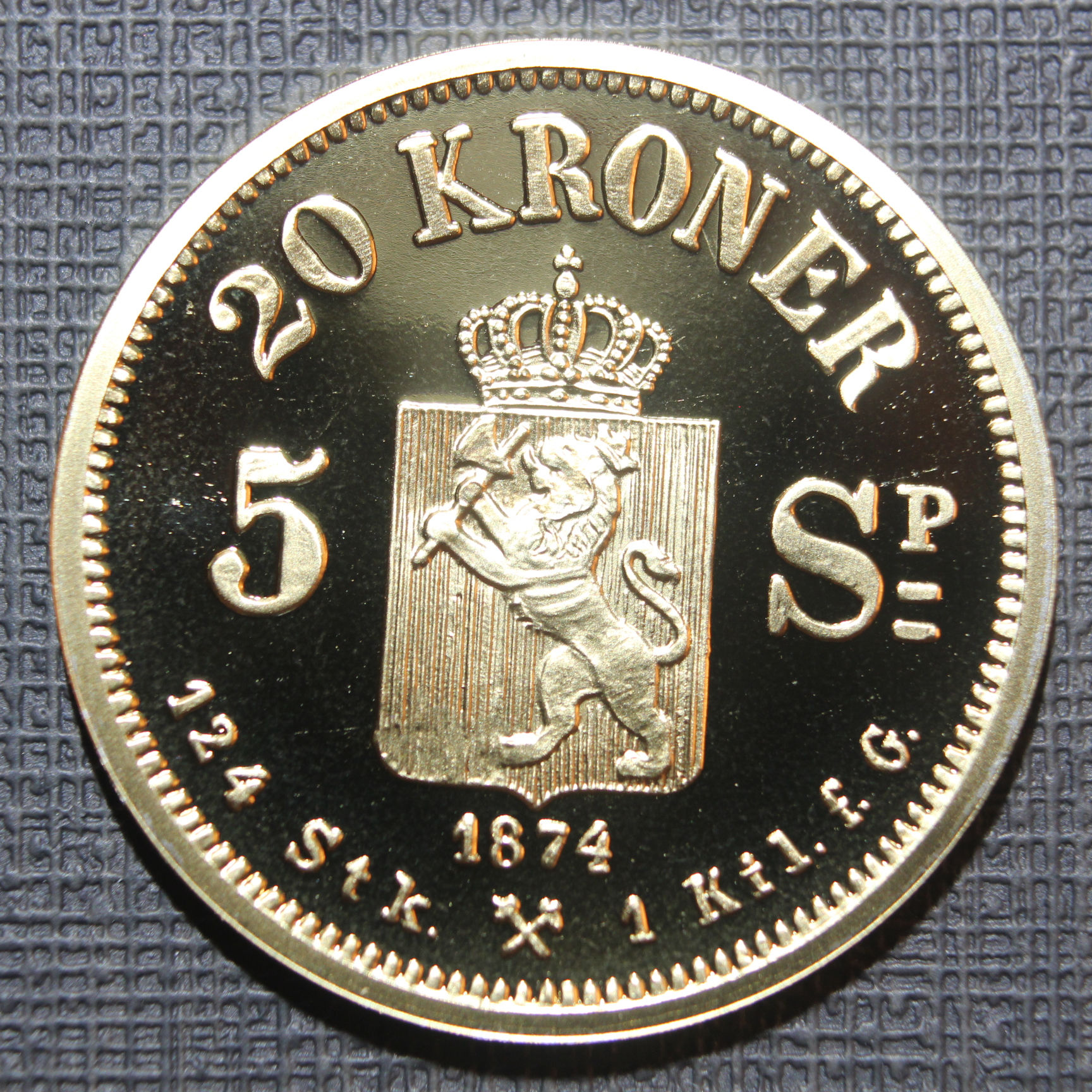 Kopi 20 kroner 1875