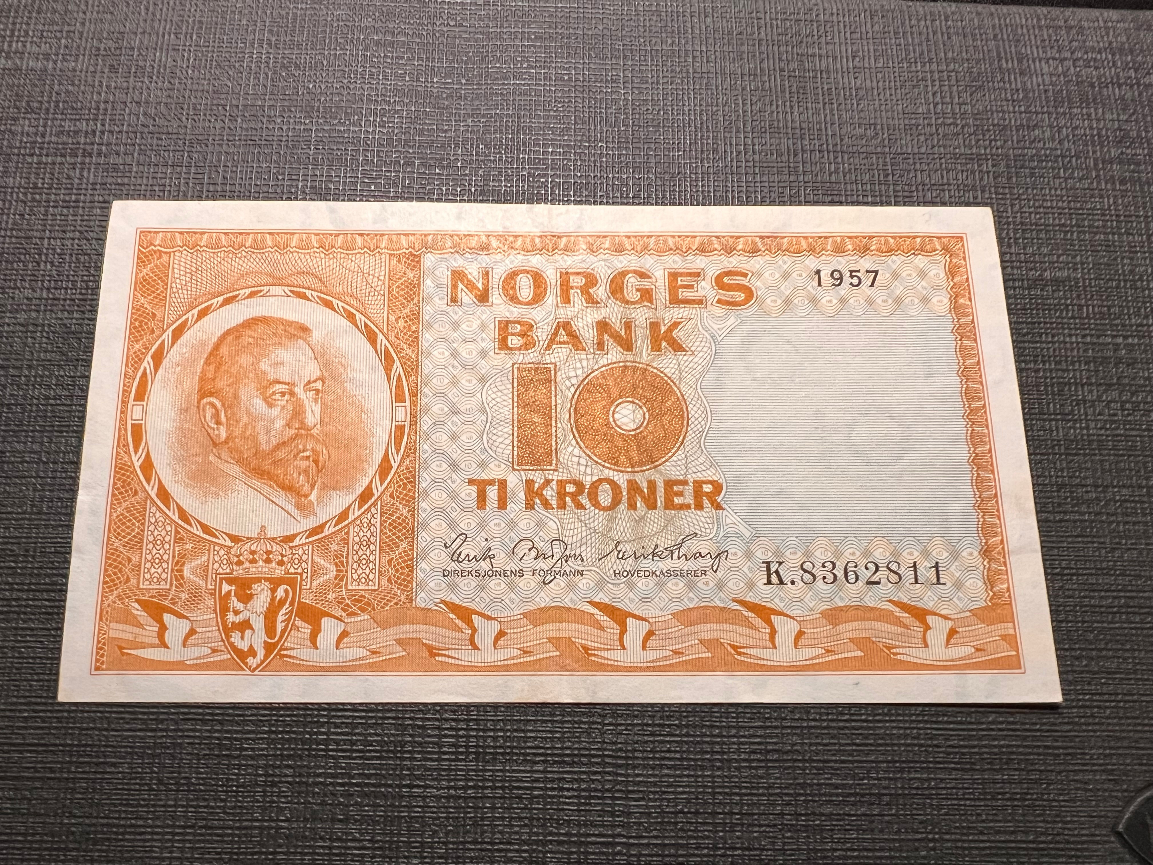 10 krone 1957 K