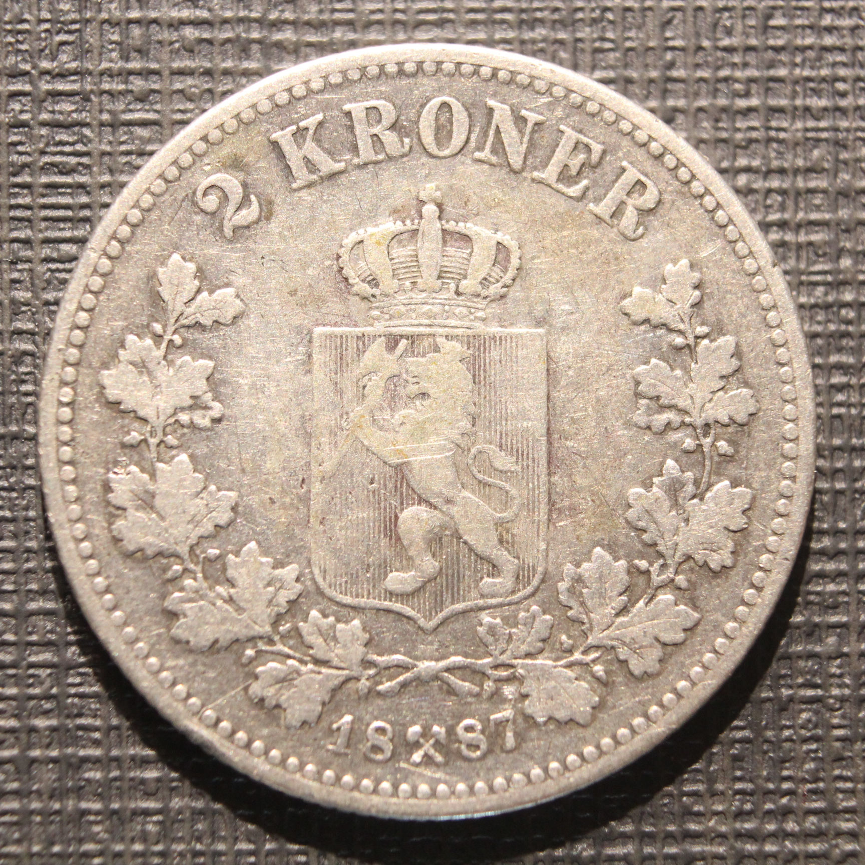 2 krone 1887