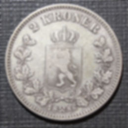 2 krone 1888