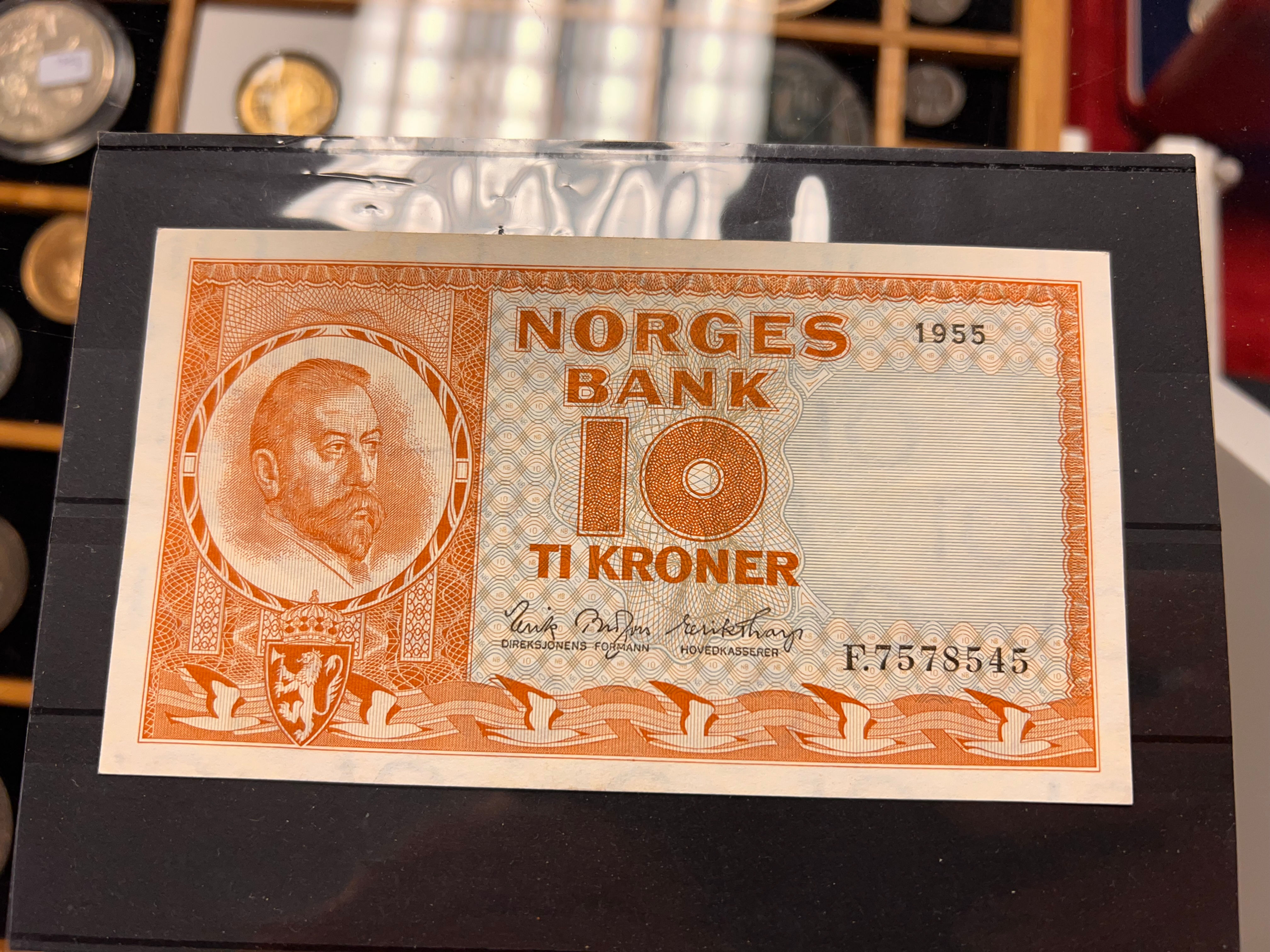 10 kroner 1955 F