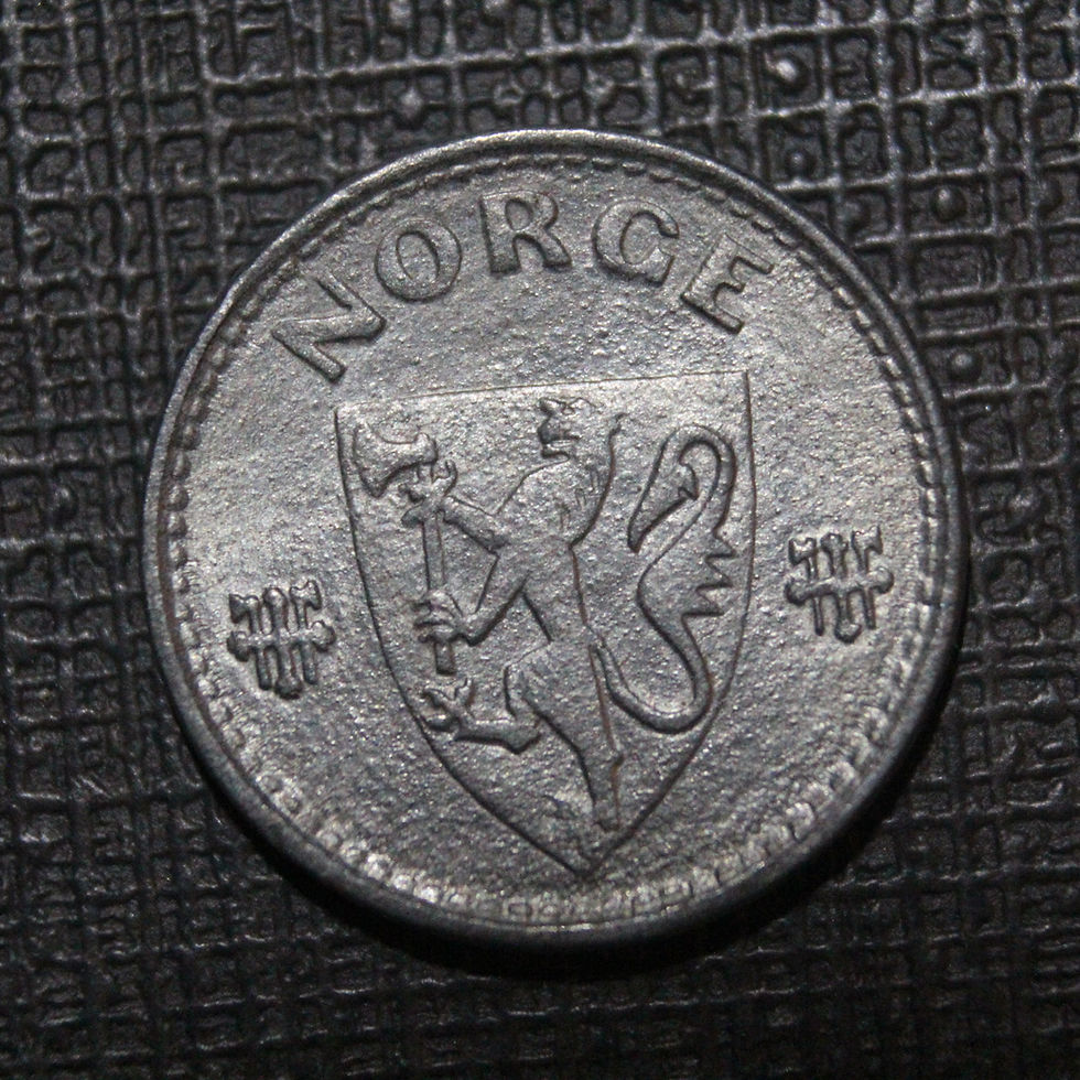 Miniatyrbilde: 25 øre 1945