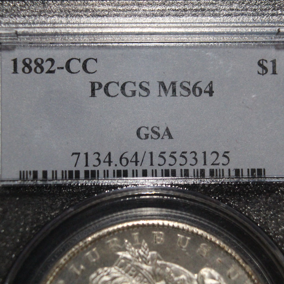 Miniatyrbilde: Morgan Dollar 1882 CC