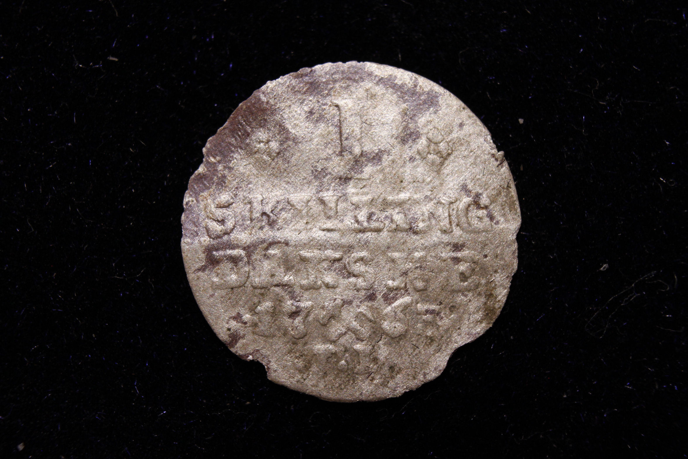 1 skilling 1763 "DAKSNE"