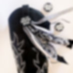 Long Live Country Music Boot Buttons in Black