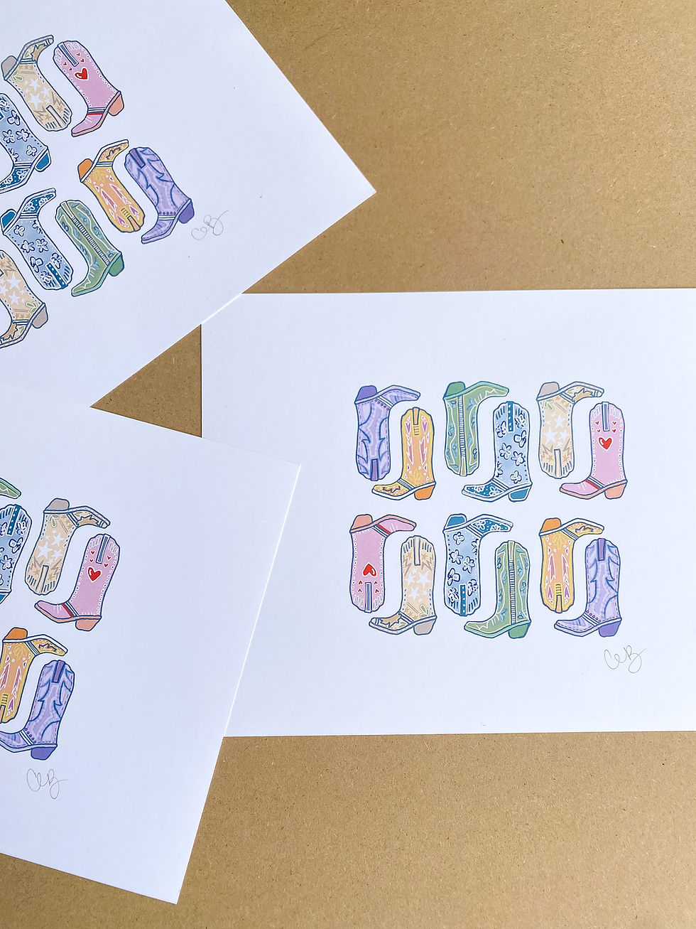 Thumbnail: Colorful Boot Print