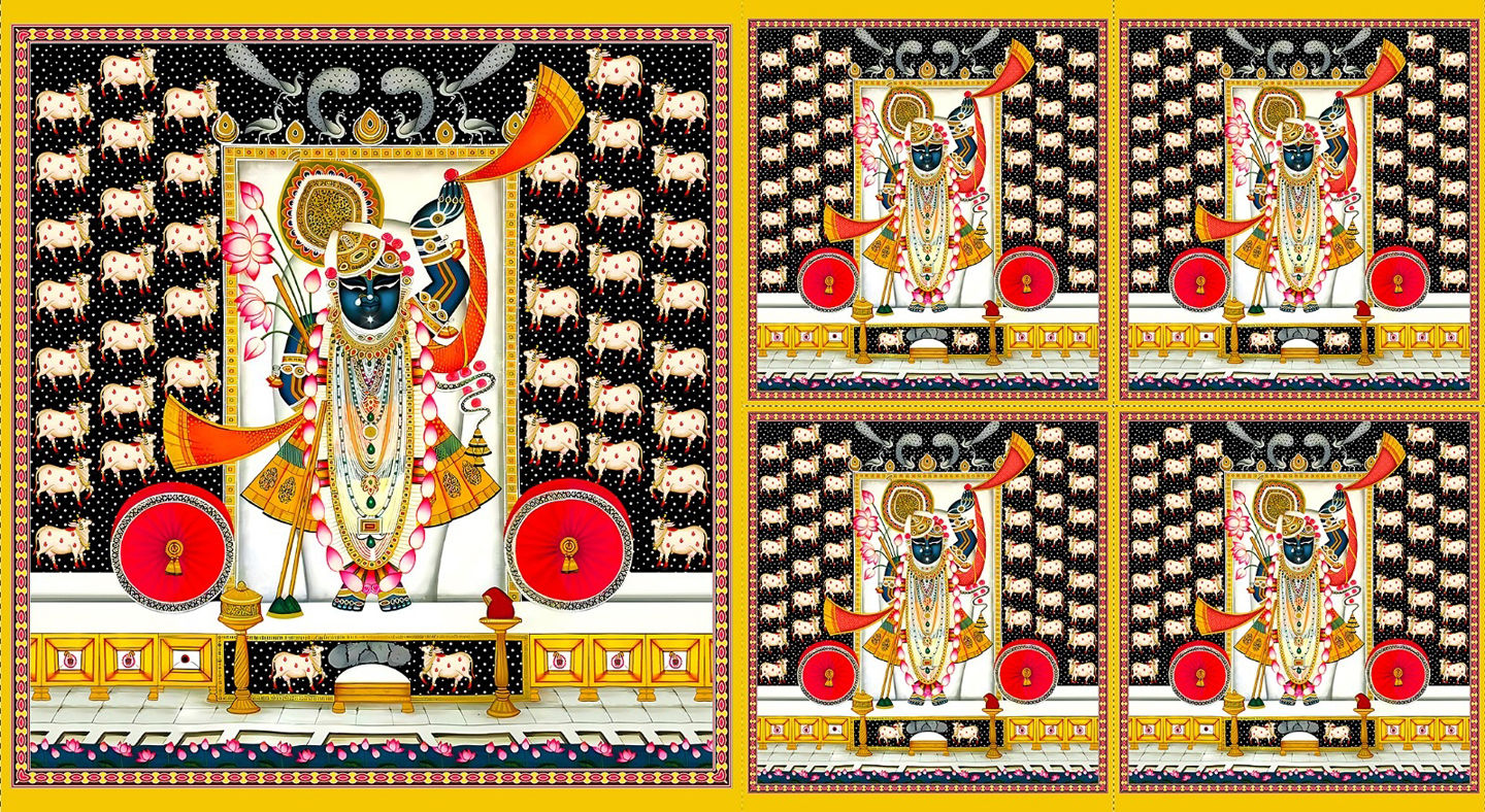 Mukut Kachhni Gaumata Pichhwai DB 01