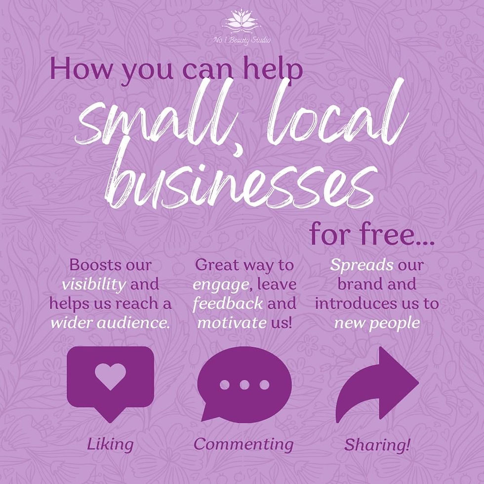 How you can help small, local businesses