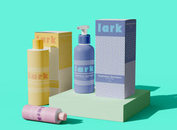 Skincare product packaging and brand identity design featuring modern bottles, boxes, and clean visu