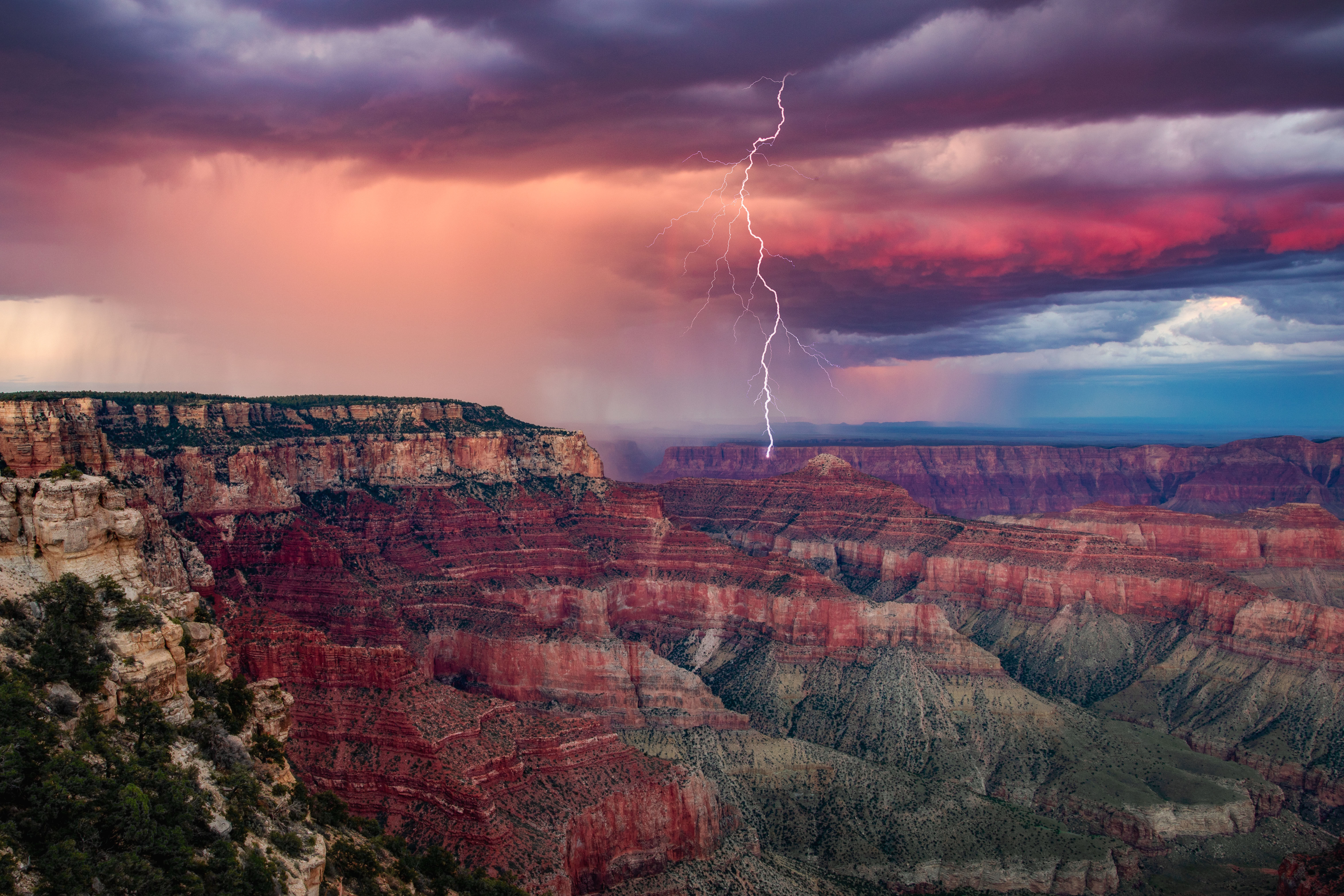 The Grand Strike - North Rim Of The Grand Canyon