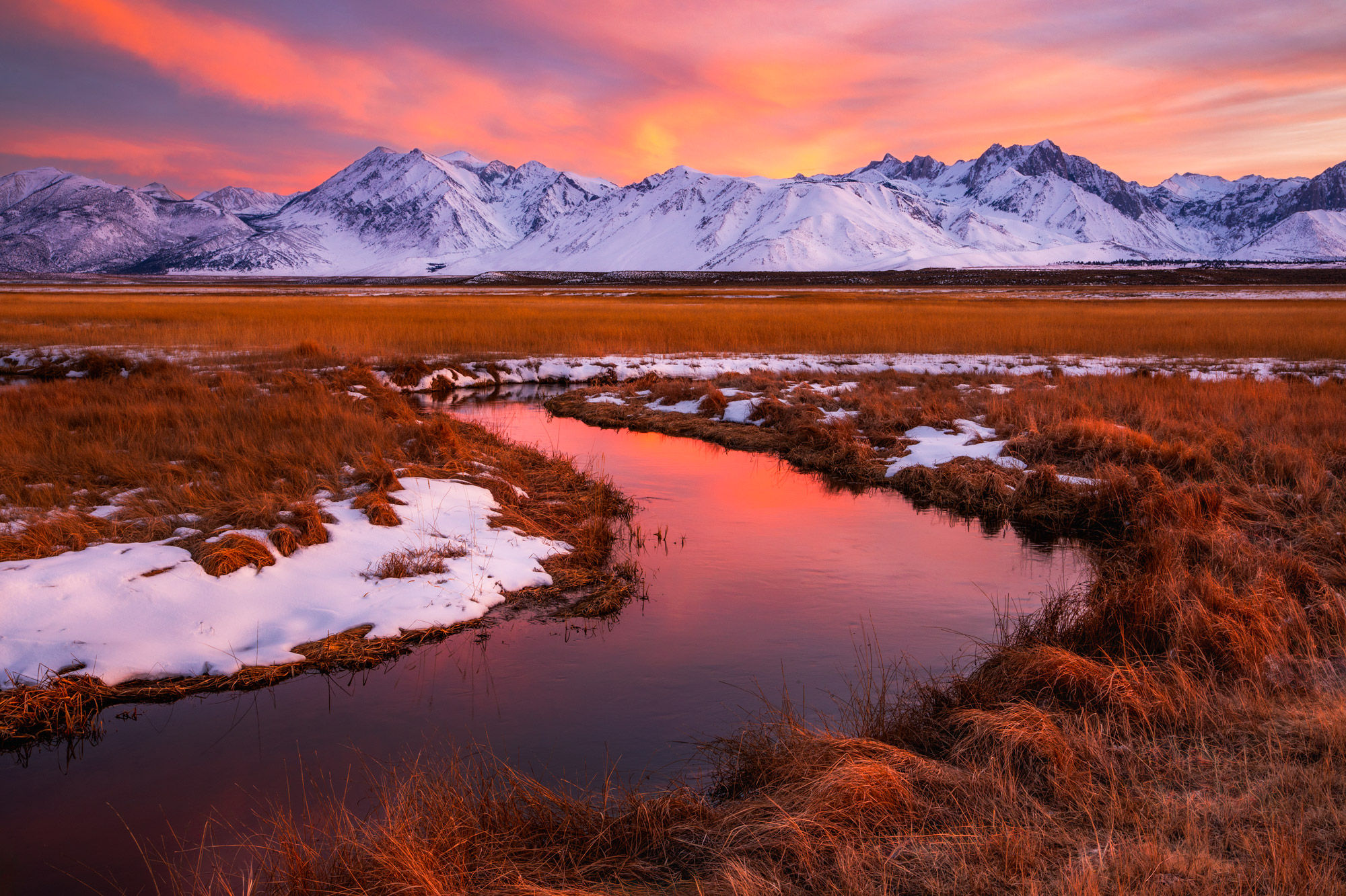 Autumn Sunset - Upper Owens River