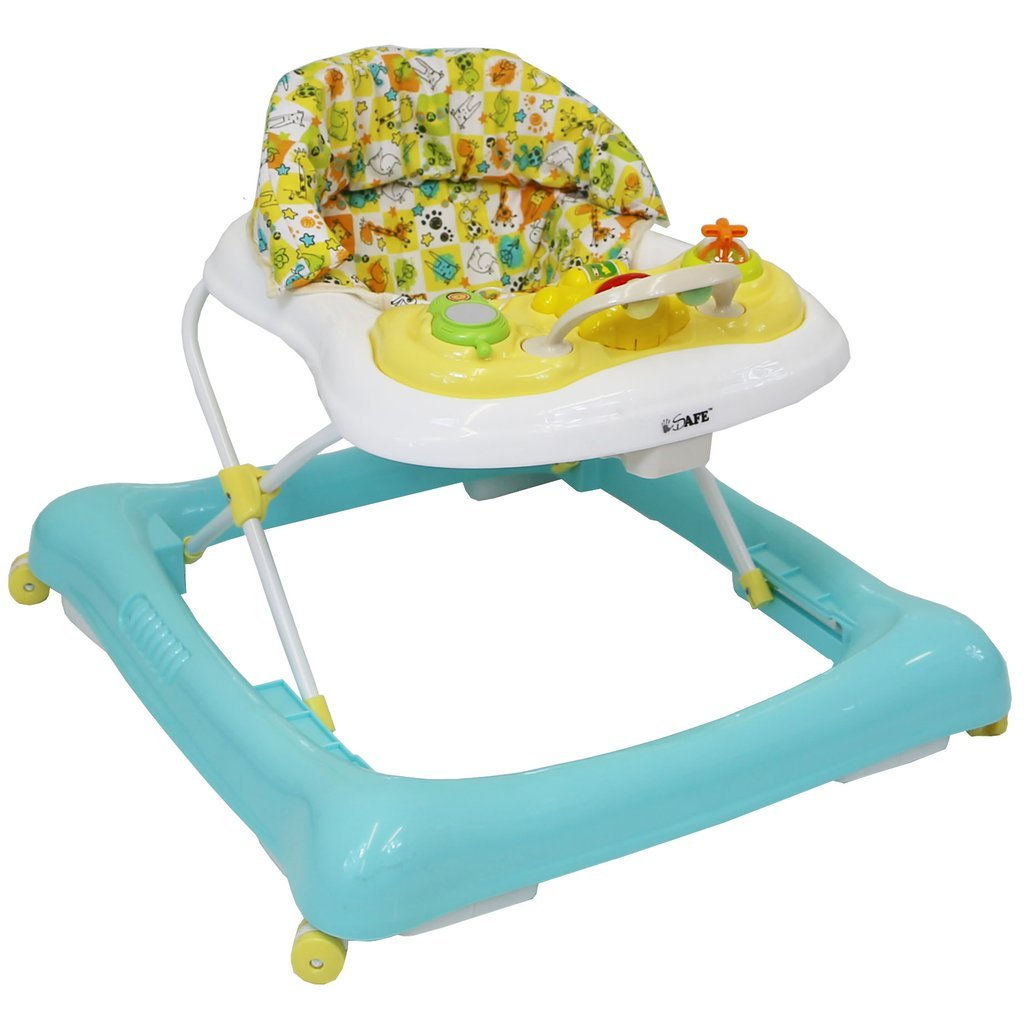 Boys ISafe Blue Yellow Baby Walker