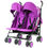 Thumbnail: Girls Twin Double Stroller Inc Parasol And Raincover