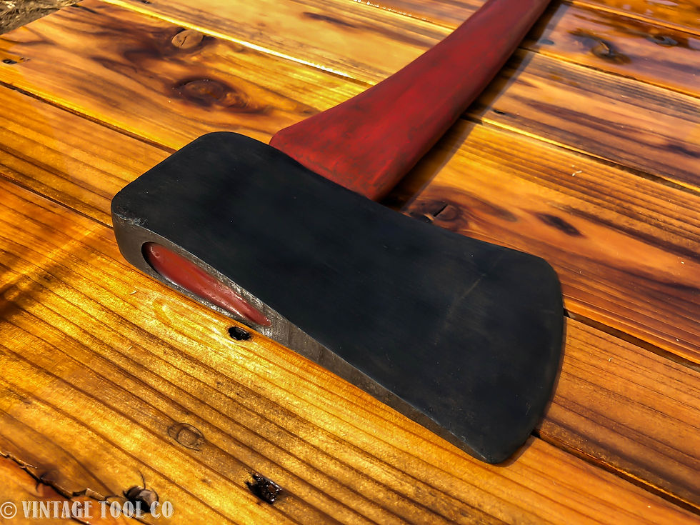 Thumbnail: VINTAGE PLUMB RED - original red handle stain & finish