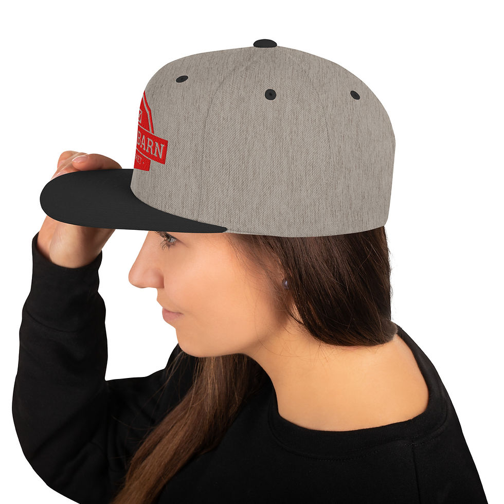 Thumbnail: Mini Barn Market Red Logo - Classic Snap Back Hat