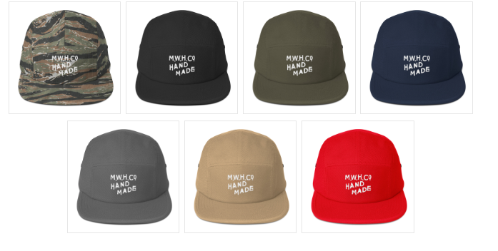 Thumbnail: Marshall Wells Hardware Co. 5 Panel Sportsmans Camper Cap- "HAND MADE"