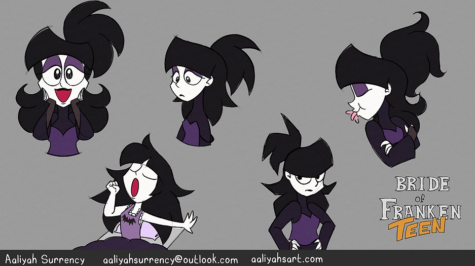 Bride of Franken Teen Ophelia Facial Expressions NEWW.png