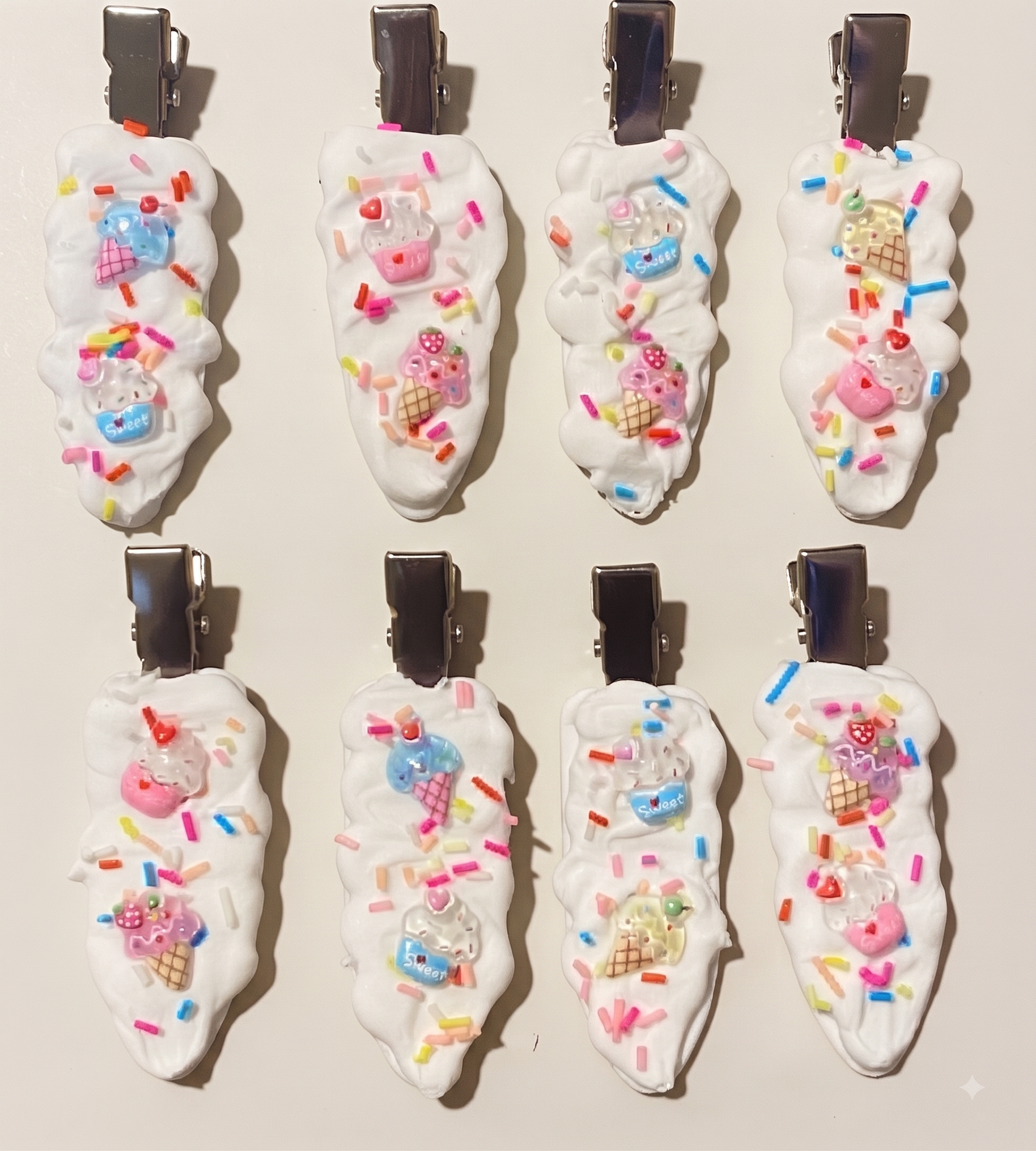 Sweet Eats Hair Clips