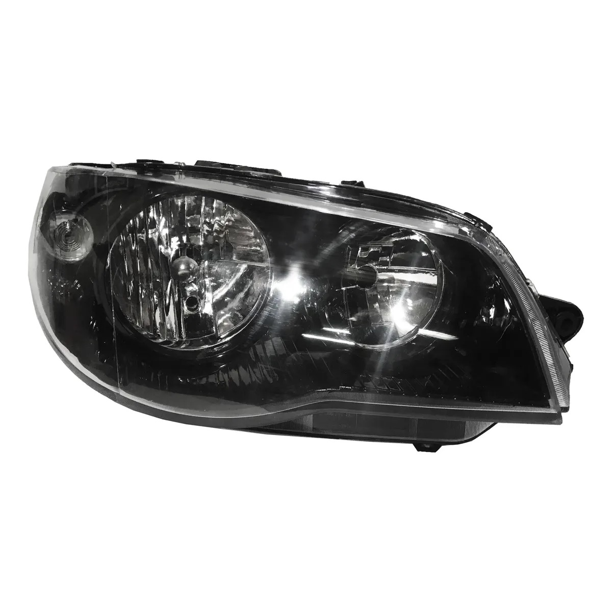 OPTICA FIAT PALIO ADV / SIENA / STRADA 04/09 "FONDO NEGRO" "ARO NEGRO" DERECHA