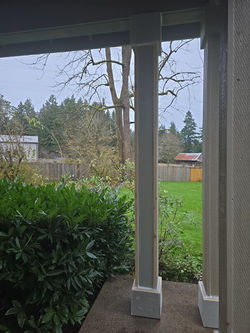 Porch support beam repair