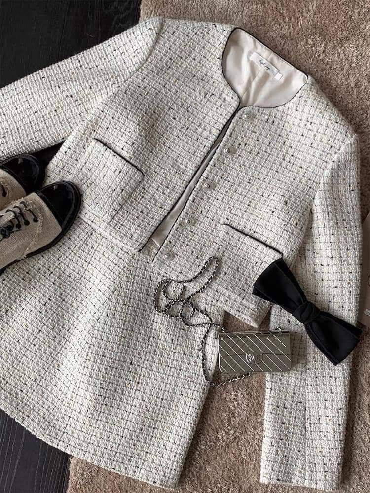 Hình thu nhỏ: set dạ tweed