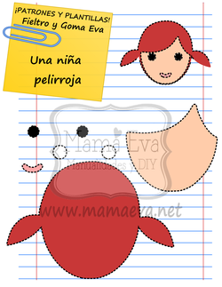 PLANTILLA DE PELIRROJA DE GOMA EVA O FIELTRO .png