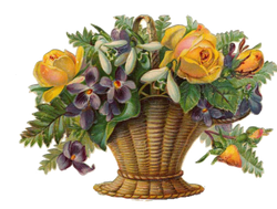DESCARGAR IMAGENES IMPRIMIR SCRAPBOOKING DECOUPAGE FLORES PLANTAS SETAS JARRONES VINTAGE (309)