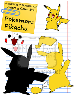 PLANTILLA DIBUJOS MANGA POKEMON PIKACHU GOMA EVA FIELTRO GRATIS.png