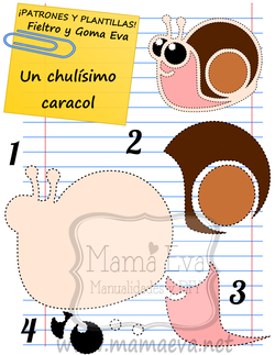 PLANTILLA DE CARACOL DE GOMA EVA O FIELTRO 1.png