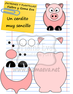 PLANTILLA DE CERDO DE GOMA EVA O FIELTRO 1.png