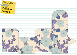 CAJITA PLEGABLE FLORES DIY