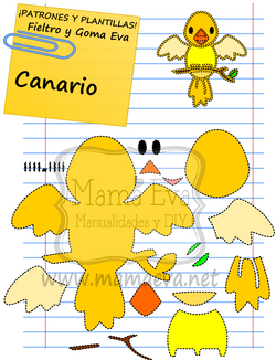 PLANTILLA DE CANARIO DE GOMA EVA O FIELTRO 1.png