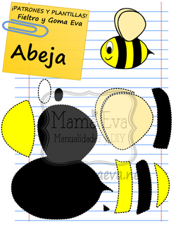 PLANTILLA DE ABEJA DE GOMA EVA O FIELTRO 1.png
