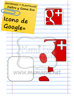 PLANTILLA DE ICONO DE GOOGLEPLUS DE GOMA EVA O FIELTRO.png