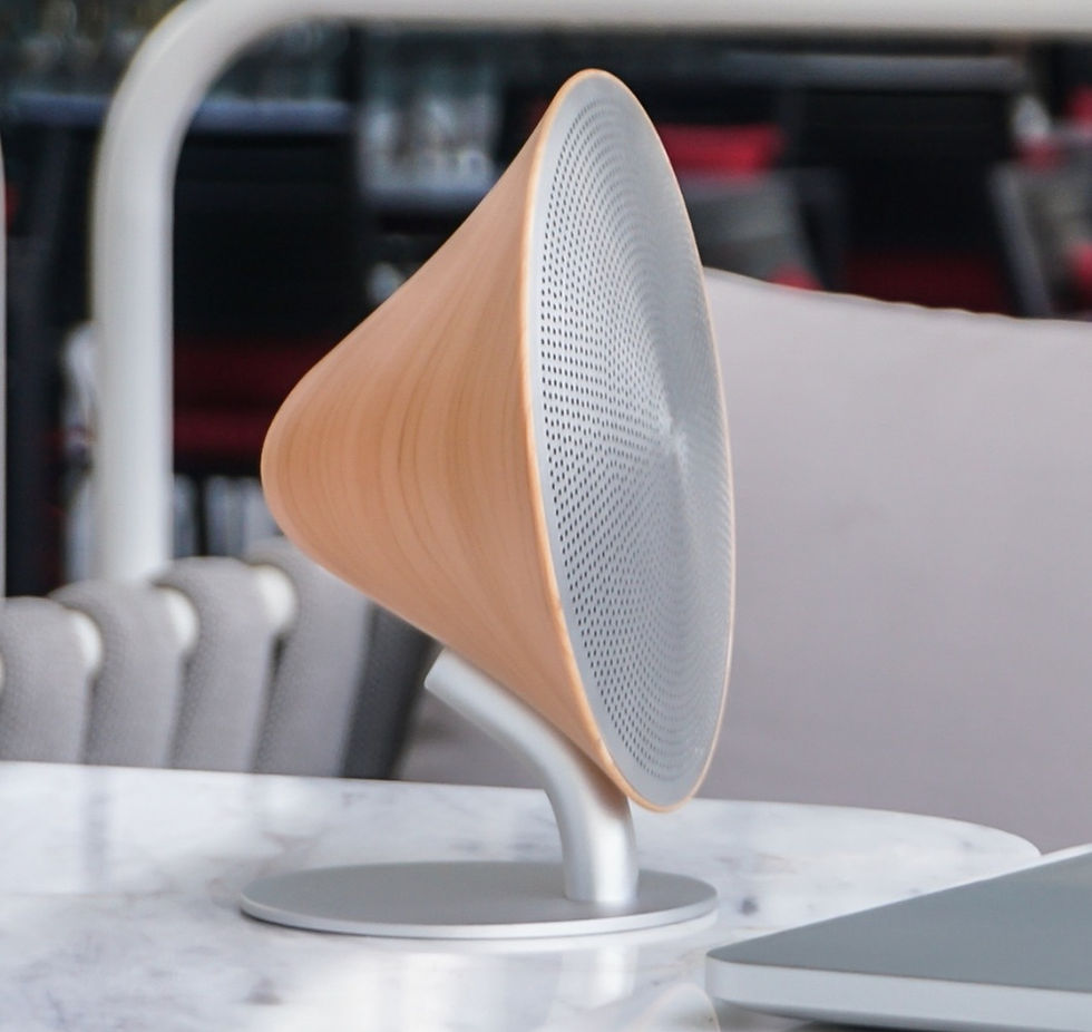 Gingko Mini Halo One Bluetooth Speaker - Beech