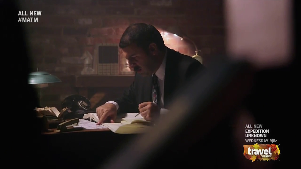 David Serero in Mysteries at the Museum on Travel Channel US TV Series