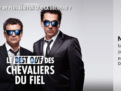 DAVID SERERO fera la 1ere partie des CHEVALIERS DU FIEL à NEW YORK