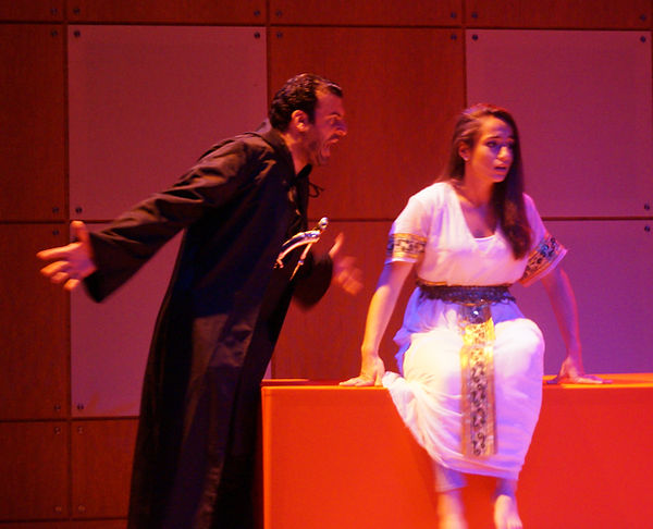 David Serero as Othello in a Moroccan style - Off Broadway production