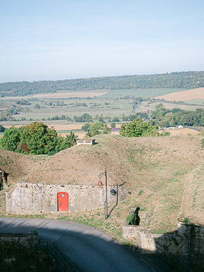 Vue panoramique de la citadelle de Montmédy en Meuse