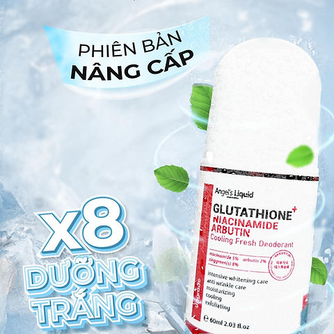 glutathione niacinamide deodorant Angel's Liquid - Glutathione Niacinamide Arbutin Cooling Fresh Deodorant (60ml) glutathione niacinamide deodorant Angel's Liquid - Glutathione Niacinamide Arbutin Cooling Fresh Deodorant (60ml)